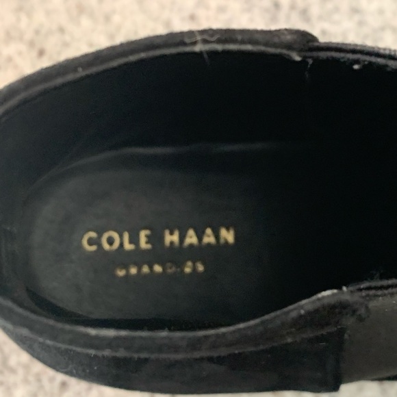 Cole Haan Suede Ankle Boots, Blabk, Size 11, never worn - Picture 3 of 6